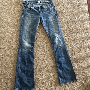 Silver Jeans Medium Blue Flare Jeans